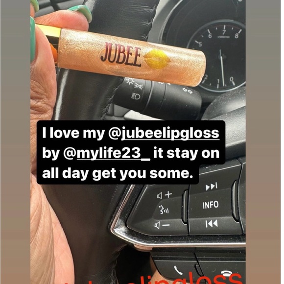 Organic Gold Shimmering Lipgloss, Gluten Free,Moisturizing, Vegan - Picture 5 of 5